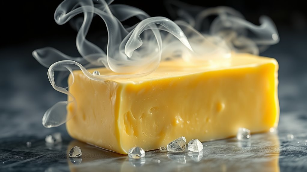 supercooled nitrogen creates silky airy textures