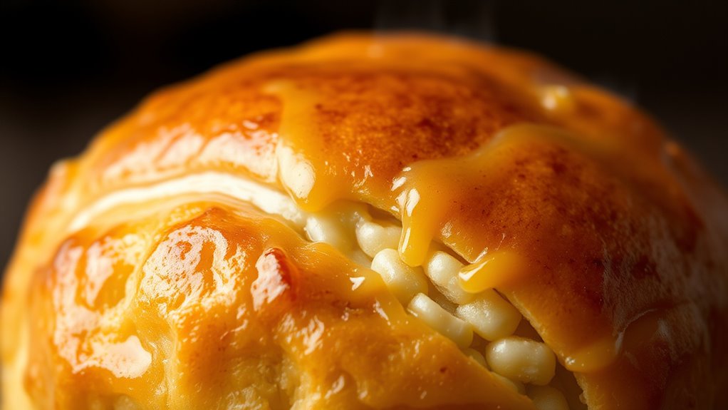 sweet cinnamon glazed corn bread