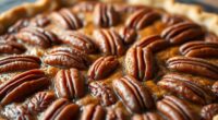 sweet maple pecan pie