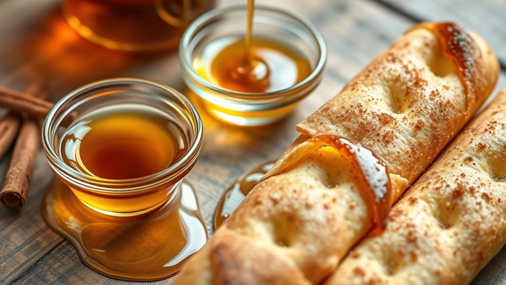 sweetened butter with toppings