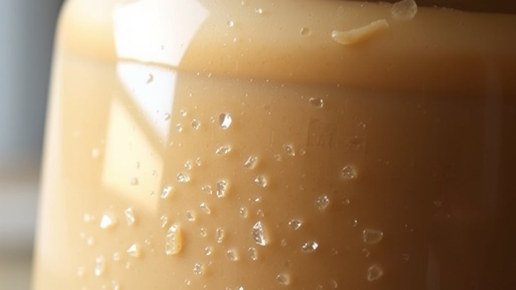 temperature controls fat crystallization