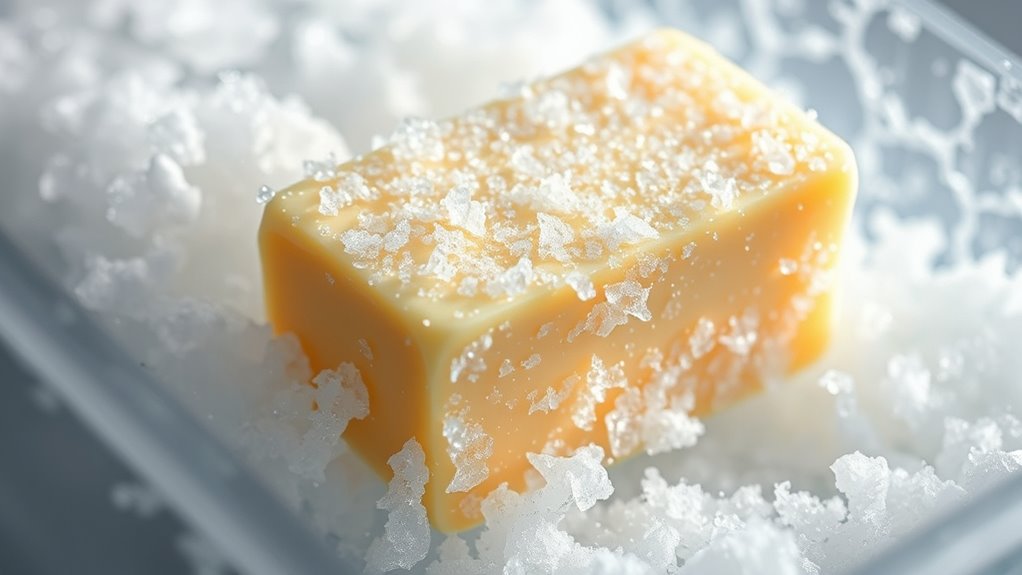 temperature controls ice crystal size