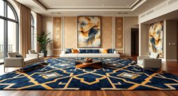 top geometric silk rugs