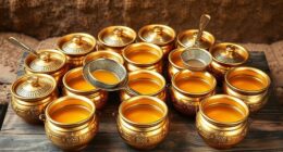 top ghee pots with strainers