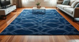 top navy silk rug selection