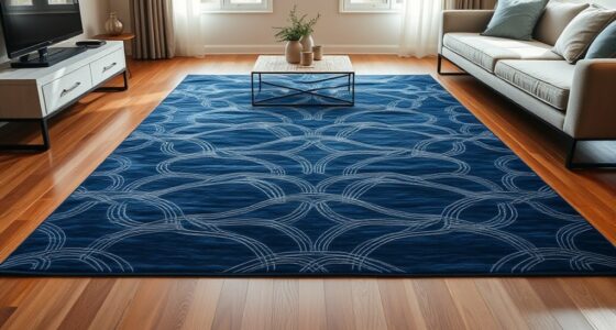 top navy silk rug selection