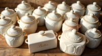 top porcelain butter crocks