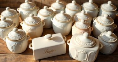 top porcelain butter crocks