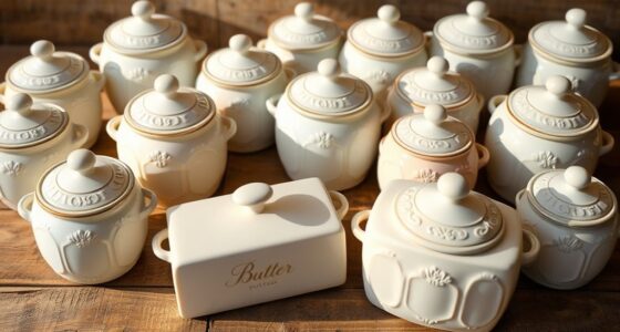 top porcelain butter crocks