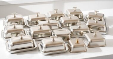 top stainless steel butter dishes