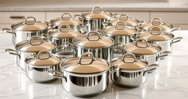 top stainless steel butter warmer saucepans