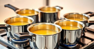 top stove butter clarifiers