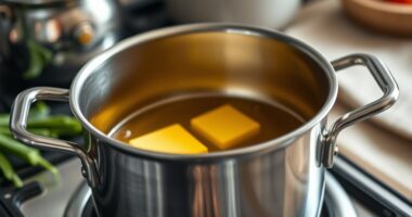 top stove butter melting pots