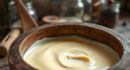 transforming cream into butter
