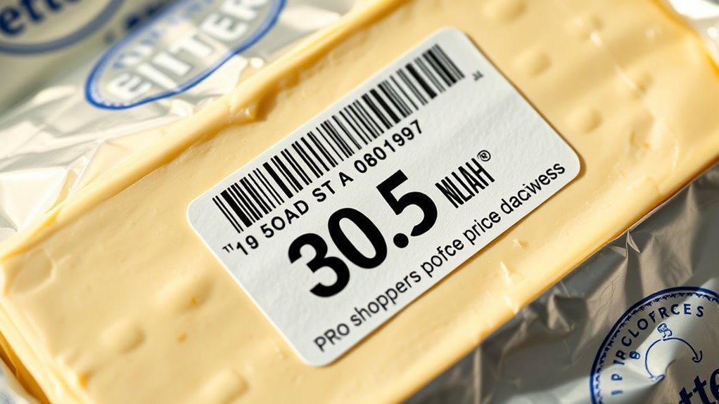 understanding butter packaging labels