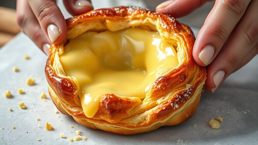 uneven butter layering technique