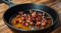 use bacon butter to polish