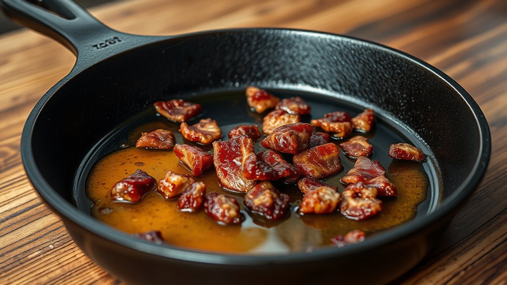 use bacon butter to polish