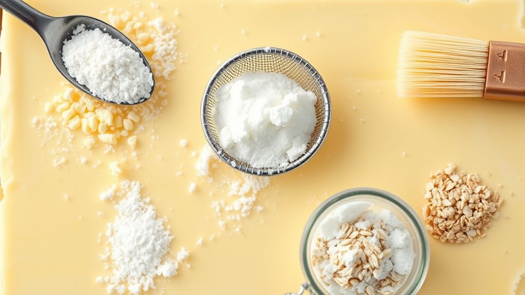 use starch to absorb salt