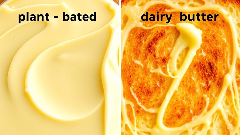 varied plant based butter qualities