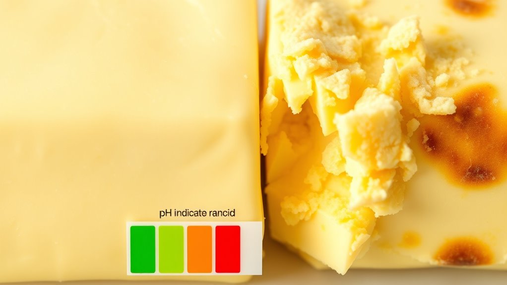 visual signs of butter spoilage
