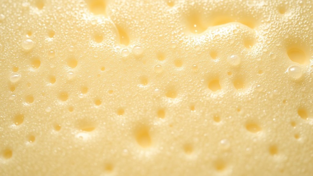 water content influences foam stability