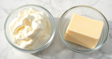 whipped butter texture comparison