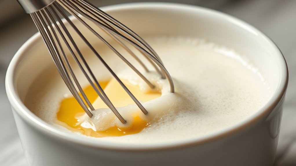 whisk butter until fluffy