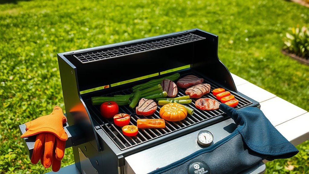don t overload the grill