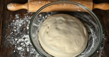 dough fermentation and rising