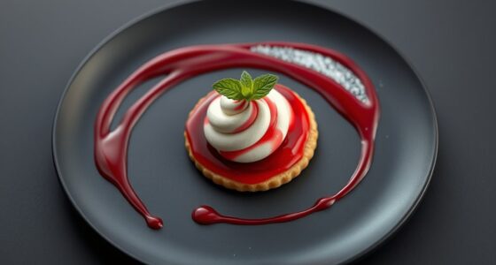 elegant dessert presentation tips