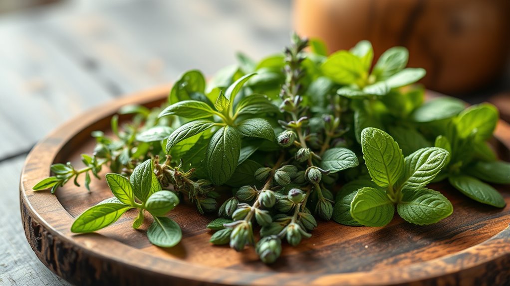 herb harvesting and pairing