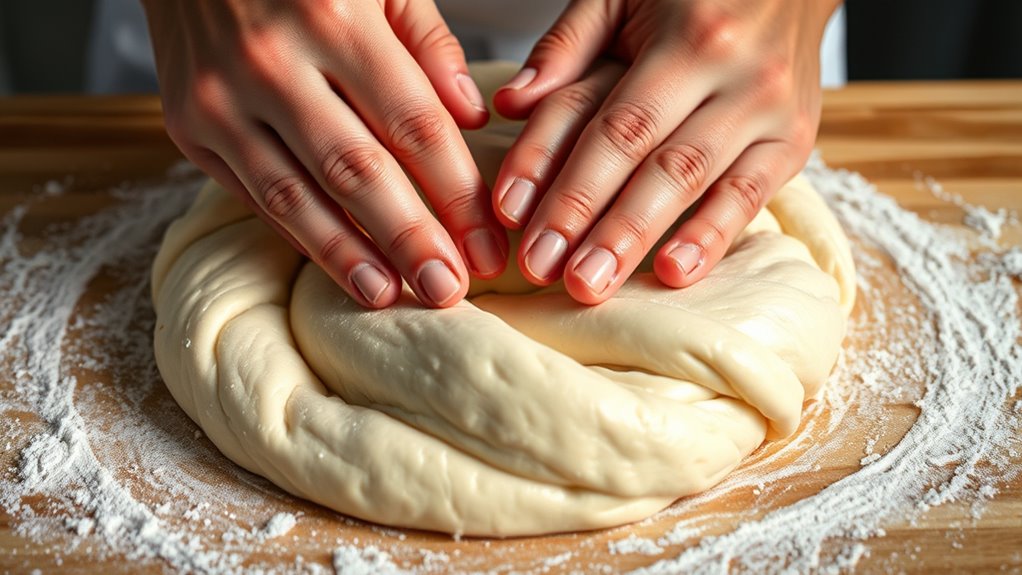 knead rest fold shape