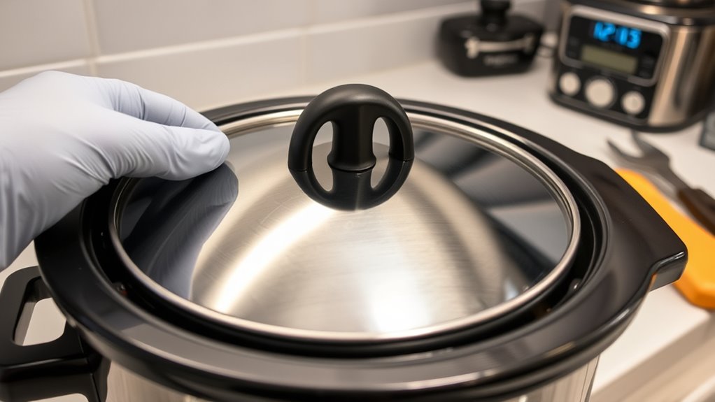 maintain lid gasket regularly