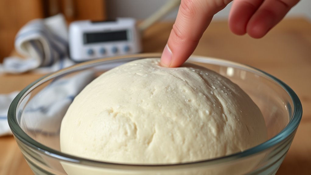 monitor dough rise carefully