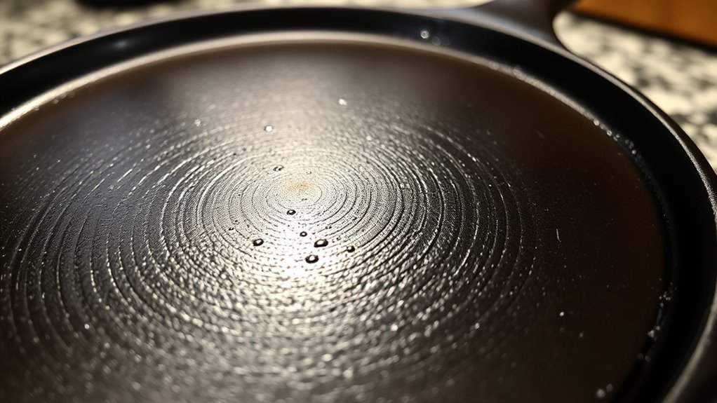 oil bonds to iron