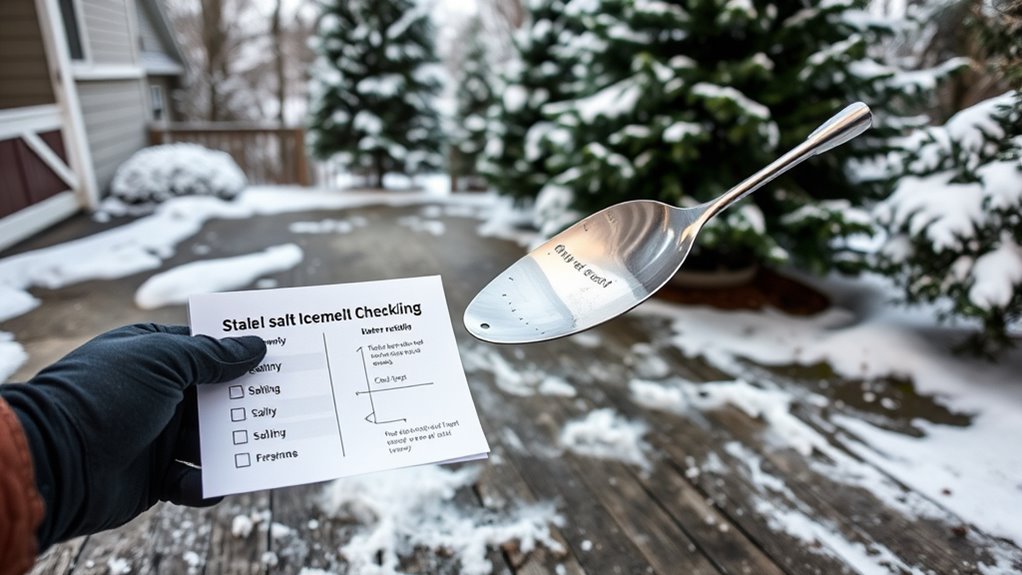 reapply salt during cold spells