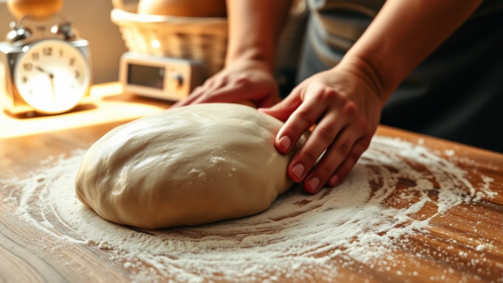 rest periods enhance gluten development