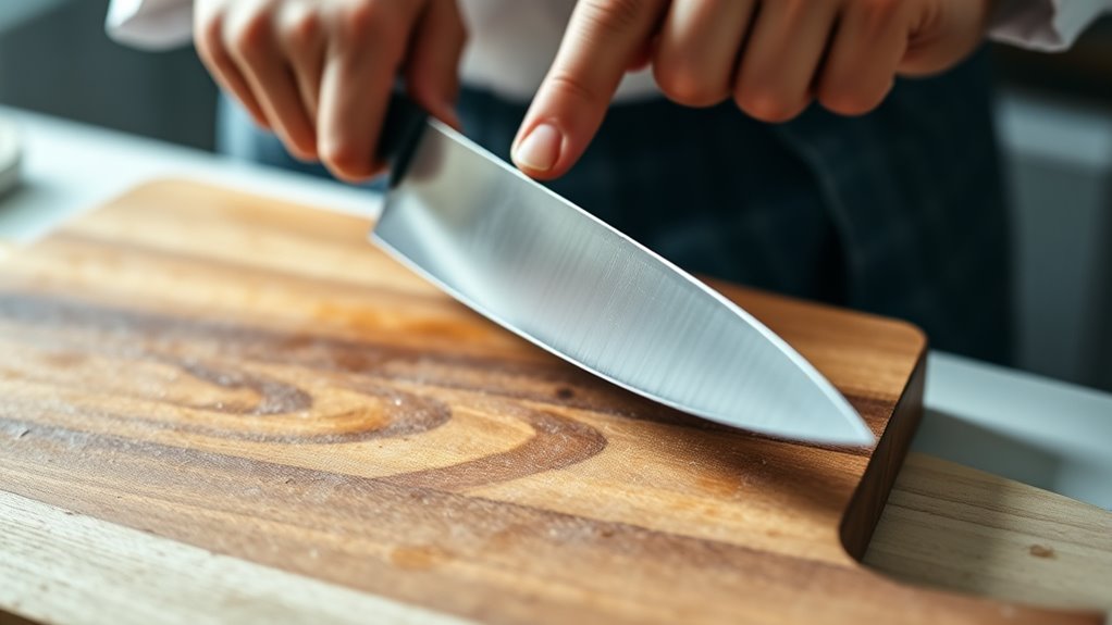 use a non slip cutting surface