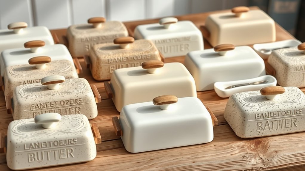 charming farmhouse butter dishes