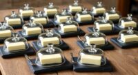elegant slate butter dishes