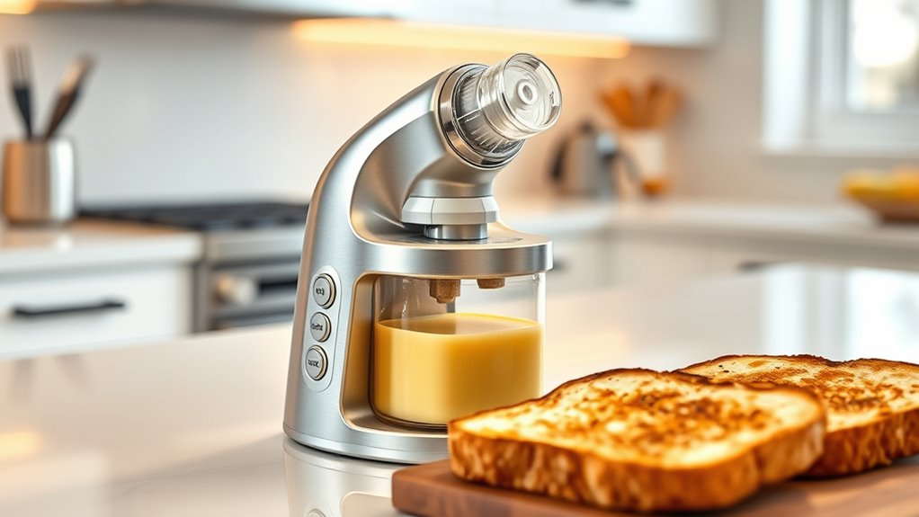 ideal butter sprayer features