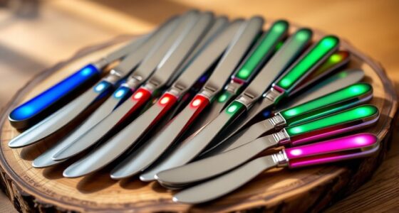 stylish functional temperature sensitive butter knives