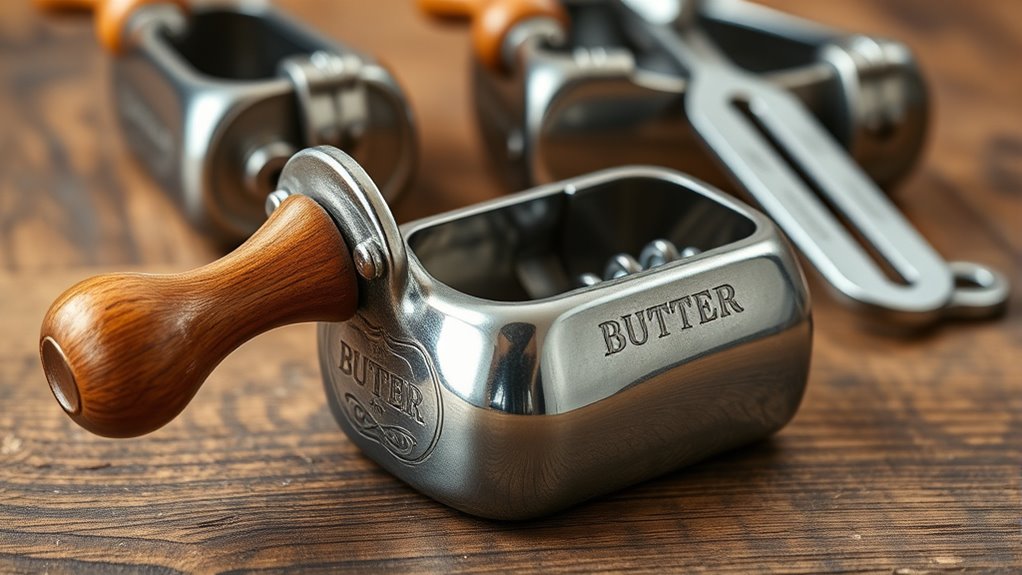 top hand crank butter curlers