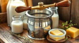 top hand crank dairy separators