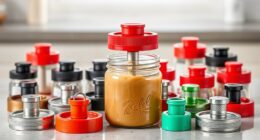 top peanut butter mixer lids