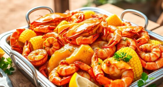 top seafood boil serving trays