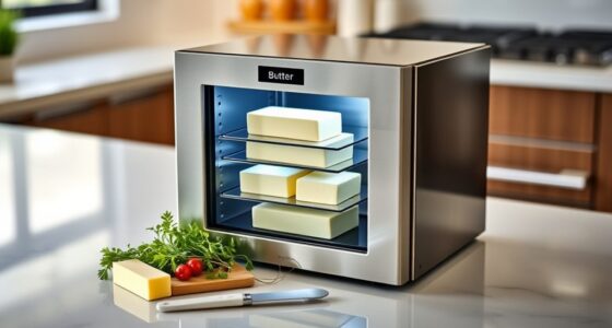 top slide out butter fridge options
