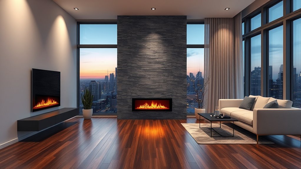 apartment electric fireplace considerations