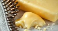 butter as zipper lubricant